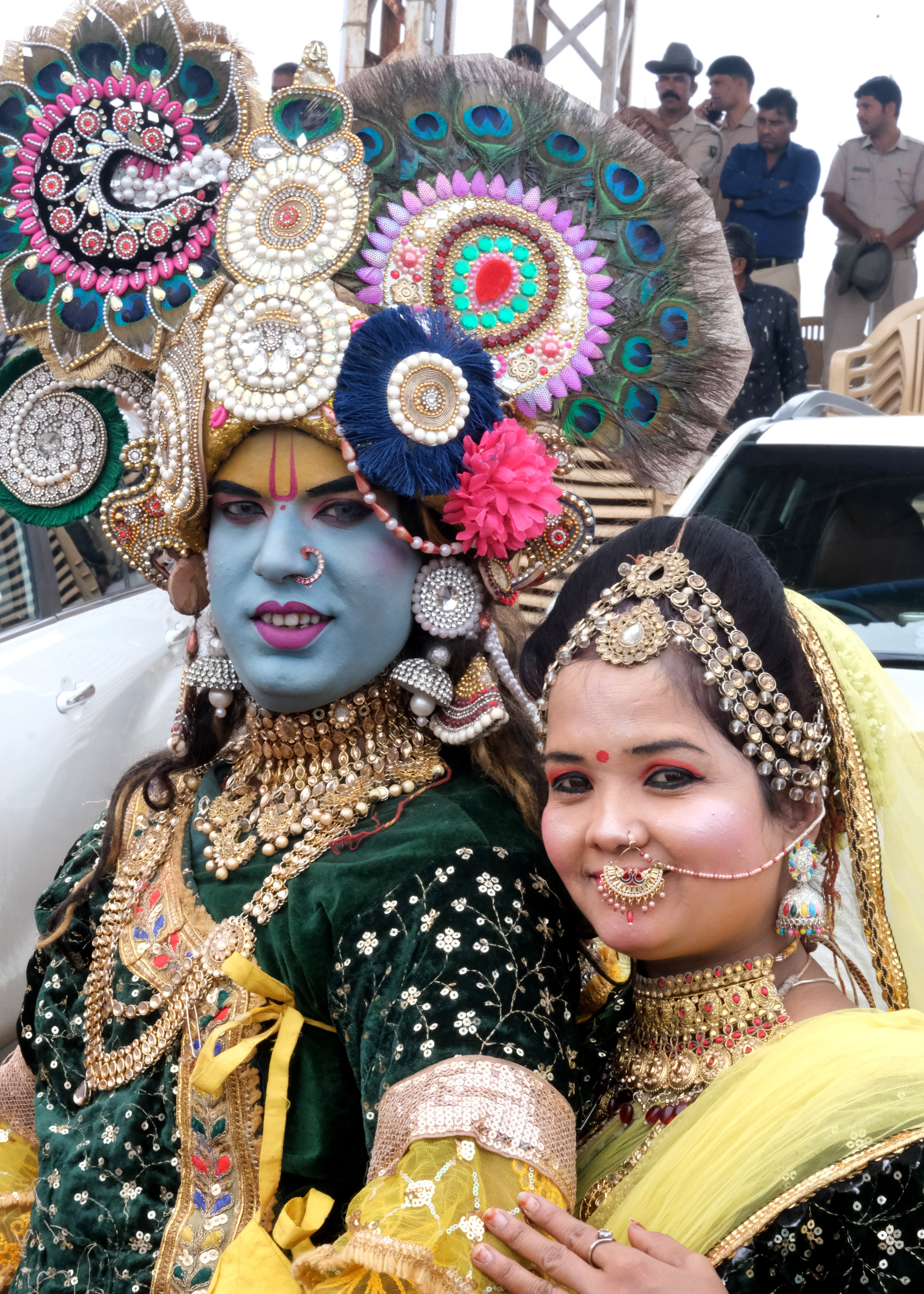 Portairt of Lord Krishna & Radha